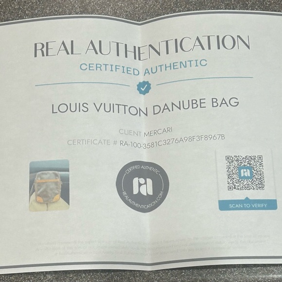 Y2K AUTHENTIC LOUIS VUITTON DANUBE Authenticity Certificate Crossbody READ - Picture 2 of 14